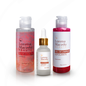 Kit Anti Oleosidade - Água Micelar, Esfoliante Facial e Niacinamida Control